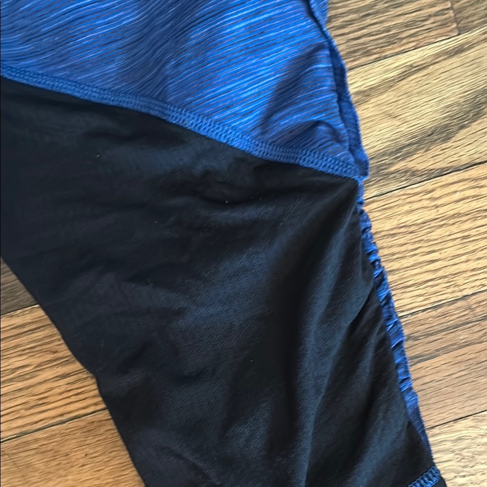Lululemon Athletica Blue Leggings Soft Elastic Waist - Picture 9 of 11